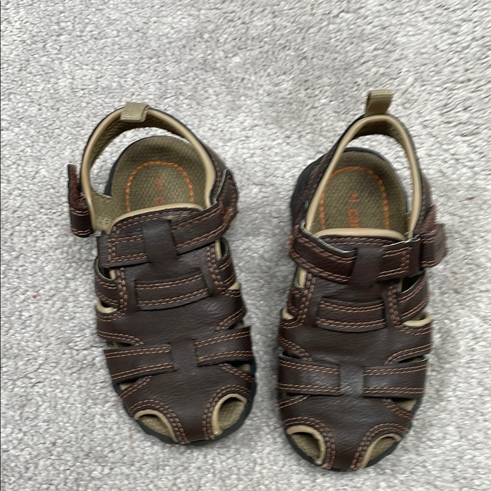 Toddler Boys Brown Sandals Size 9